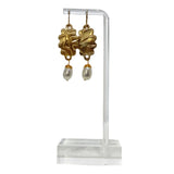 Earrings #64 - Bronze and Pearl Jewelry by artist Komala Rohde