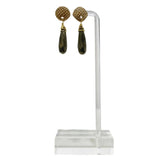 Earrings #73 - Bronze and Pyrite Jewelry by artist Komala Rohde
