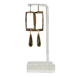 Earrings #81 - Bronze and Pyrite Jewelry by artist Komala Rohde
