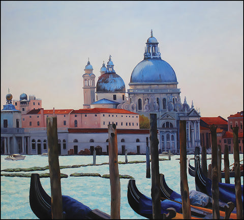 Venice Grand Canal - oil on canvas  by artist Sandra Bryant