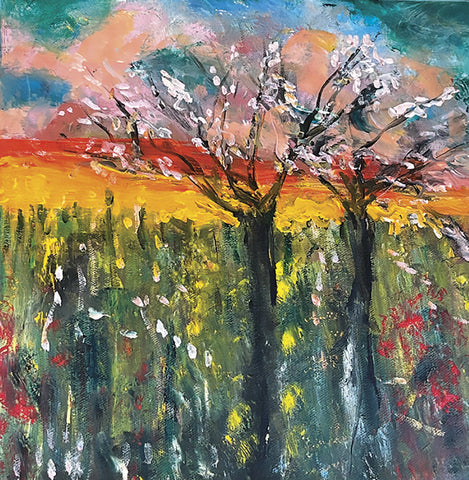 Spring Dawn - oil  by artist Gay Cox