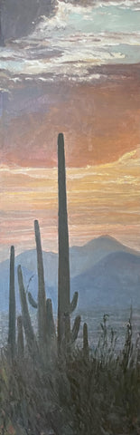 John Horejs - "Saguaros at Sunset"