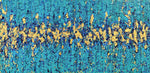 Blue Noise - Acrylic/Molding Paste  by artist Susan Mooney