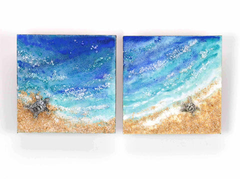 Melinda Fabian - "Let's Go For A Swim! (Diptych)"