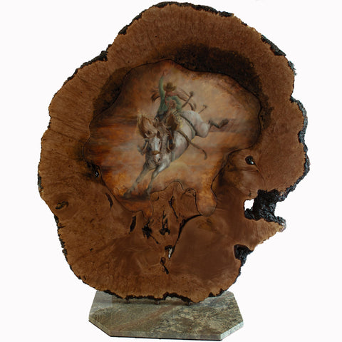 Shelly Cox-Vandermeulen - "Bronc Rider / Moon Bow (Two Sided -Double Painting)"