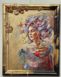 Sara Leger - "Uprising (of Faith & Fire) W Hand sculpted frame"