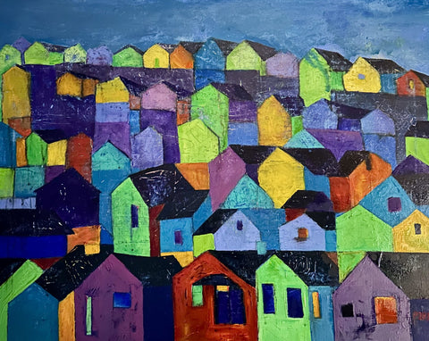 maria poroy - "Tiny Houses on the Hillside"