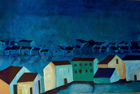 maria poroy - "Evening Neighborhood"