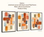 Jean-Luc Desreumaux - ""Autumn Leaves" framed triptych numbered limited edition giclee on canvas"