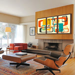 Jean-Luc Desreumaux - ""Carré d'As" (Square Aces) framed triptych numbered limited Edition"