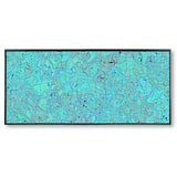 Jean-Luc Desreumaux - ""Blue Reflections" (at the pool) framed numbered limited edition"