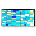 Jean-Luc Desreumaux - ""Blue Stained Glass" framed numbered limited edition"