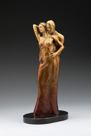 Heart and Soul - Bronze Sculpture by artist Phyllis Mantik deQuevedo