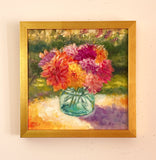 Liesel Lund - "Dahlias in Vintage Jar"