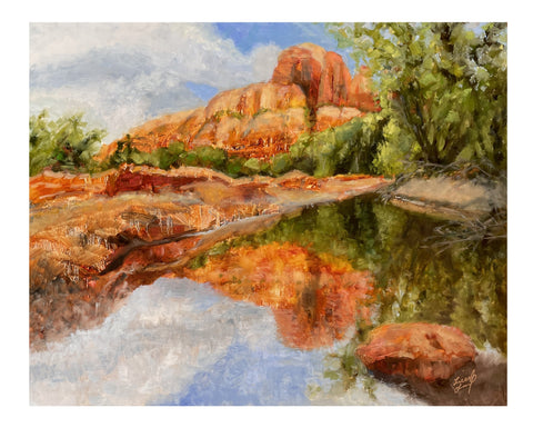 Liesel Lund - "Sedona Reflections in Spring"