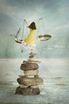 Tipping the Scales - Photo Collage Print (Unframed) Photography by artist Elisabeth Ladwig