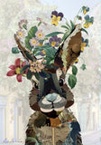 Bunny Eyes - Handcrafted Collage Edition Collage by artist Leonardo Studios