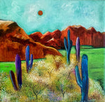 Elizabeth Fontaine-Barr - "Standing With Baby Sagauro & Organ Pipes"
