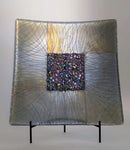 Sticks and Stones - Fused Glass Glass by artist Sandy Pendleton