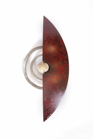 Encircle #3 - Bronze, SS, Sandstone Metal Wall Art by artist Joshua Pass