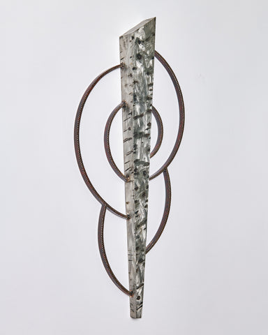 Intertwined - Bronze, Stainless steel Metal Wall Art by artist Joshua Pass