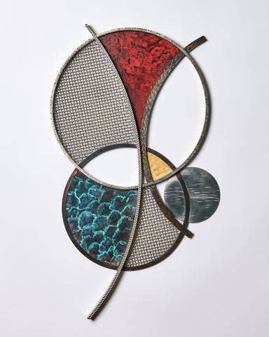 Orbit - Bronze, Stainless steel Metal Wall Art by artist Joshua Pass