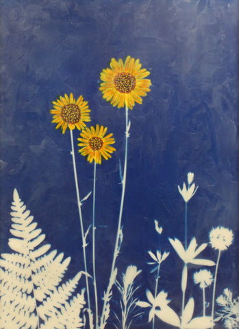 Anne Stuer - "Cyan Garden #15197"