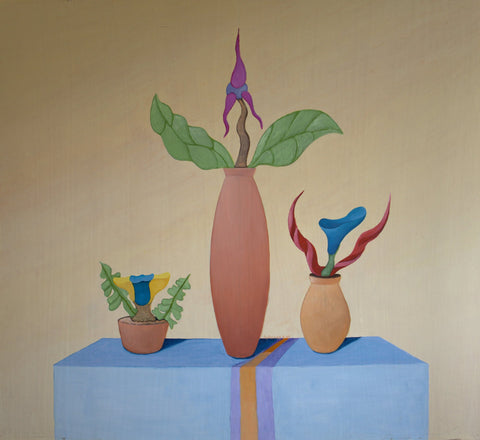 Alphonse Lane - "Flying Leaf Bouquet with Magenta Flower"