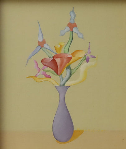 Alphonse Lane - "Bouquet in Lavandar Vessel"