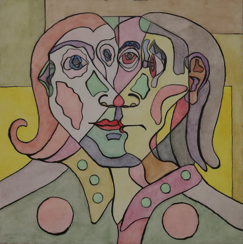 Alphonse Lane - "Two Businessmen Meeting"