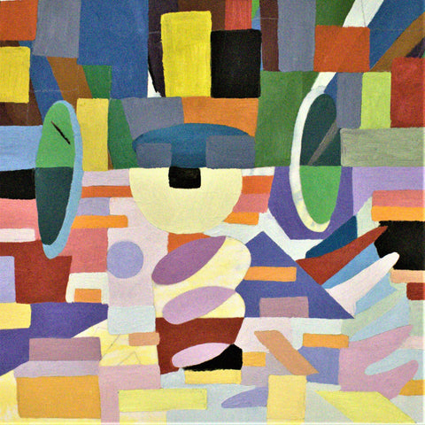 Alphonse Lane - "Abstract TWIST in OIL ON Paper"