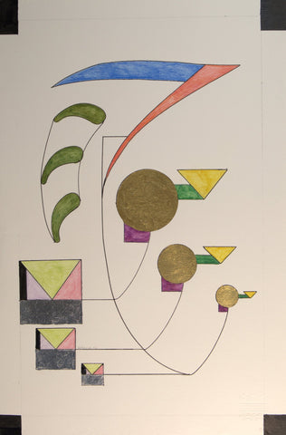 Alphonse Lane - "Number #  of 22,  Abstract Seven"