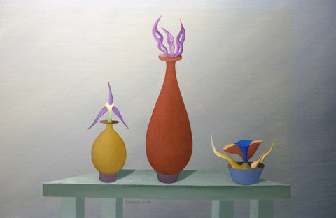 Alphonse Lane - "Asian Vessels on Table Top"