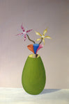 Alphonse Lane - "Green Melon Pot with Flowers"