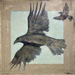 Earth Ravens II - 1570 - Acrylic Paintings by artist Michael Swearngin