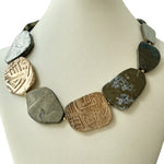 Necklace #12 - Bronze and Pyrite Jewelry by artist Komala Rohde