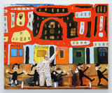 A View of Paris: The Life of Pleasure (Dubuffet) - Acrylic/Paper Mache' Paintings by artist Stephen Hansen