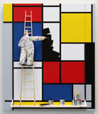 Tableau No. 2, 1925 (Mondrian) - Acrylic/Paper Mache' Paintings by artist Stephen Hansen