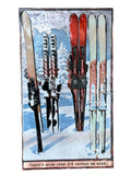 Houston Llew Limited - Snow Crew - Glass on Copper Metal Wall Art by artist Houston Llew - Spiritiles