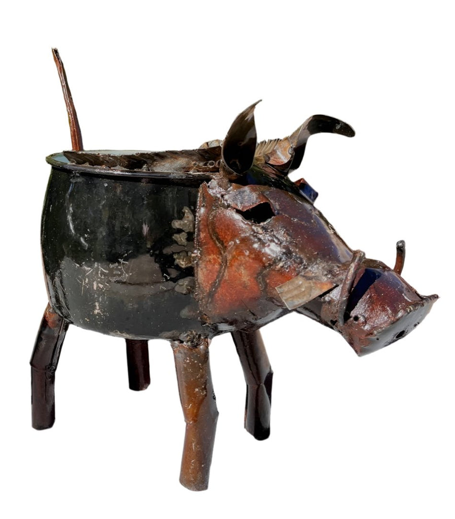 pot belly planter Safari Spirits: African Steel -