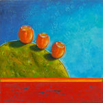 Cactus World - Acrylic Paintings by artist Dave Newman