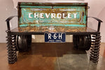 1963 Ohio Chevrolet Bench - Truck and auto parts Artistic Furniture by artist Anthony Donno