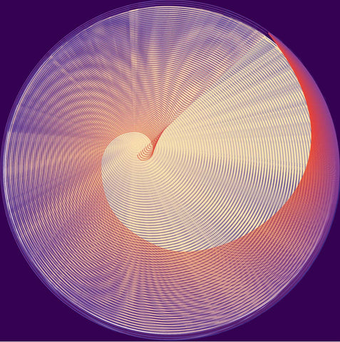 Stephen Carpenter - "Etude in Orange Hues - Spiral Frequency"
