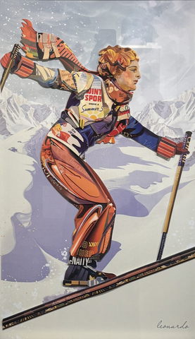 Leonardo Studios - "Slalom Spirit - Female Skier"
