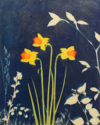 Anne Stuer - "Cyan Garden #15124"