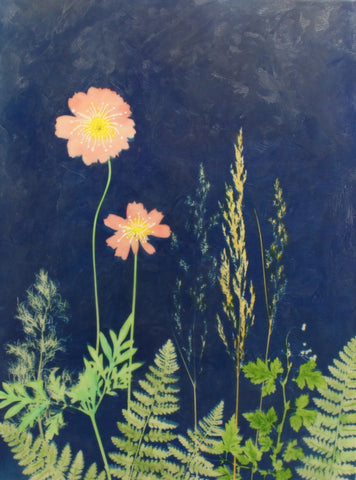 Anne Stuer - "Cyan Garden #15109"