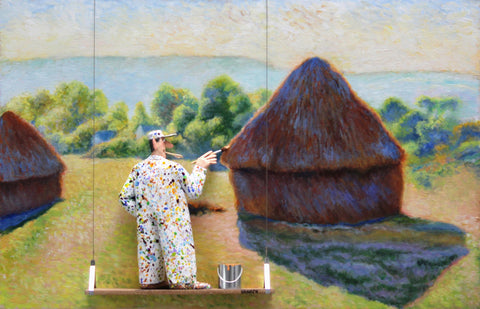 Stephen Hansen - "Haystacks, Midday (Claude Monet)"