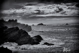 Doreen McGunagle - "Monochrome Roar of the Oregon Shore"