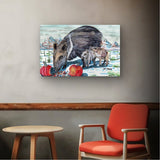 Kenneth Frank Moore - "Javelina Pumpkin Eaters"