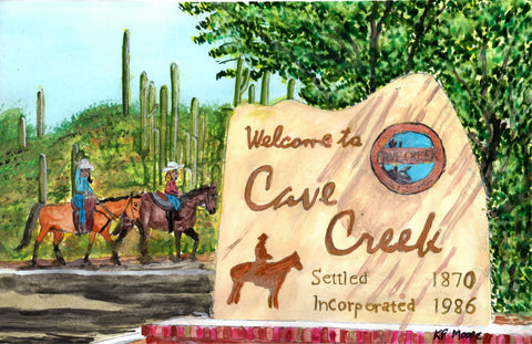 Kenneth Frank Moore - "Welcome to Cave Creek"
